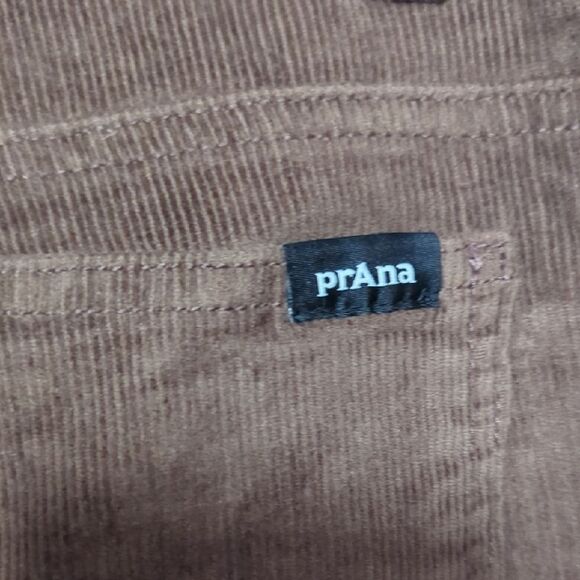 NWT Prana Brown Corduroy Slim Fit Pants for Versatile Style - Picture 6 of 7